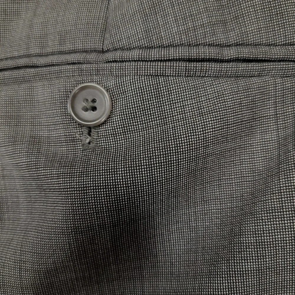 Banana Republic Tailored‎ Slim Suit Pants Mens 36x30 Grey Wool Blend EUC